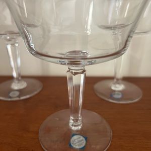 Lenox Solitaire Silver Rimmed Coup Glasses